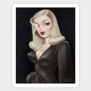 Lovely, Veronica Lake Sticker